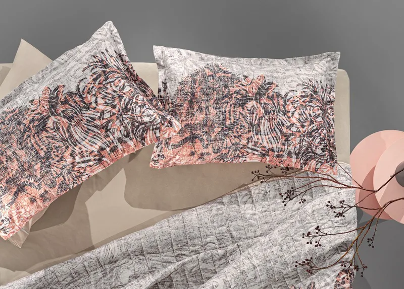 Ζεύγος Μαξιλαροθήκες Oxford Guy Laroche Artizan Coral 50x70 Oxford