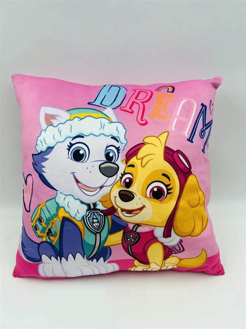 Διακοσμητικό Μαξιλάρι Velboa 38x38εκ. Nickelodeon Paw Patrol 609 Ροζ DimCol (Χρώμα: Ροζ, Ύφασμα: Velboa) - DimCol - 54461707014
