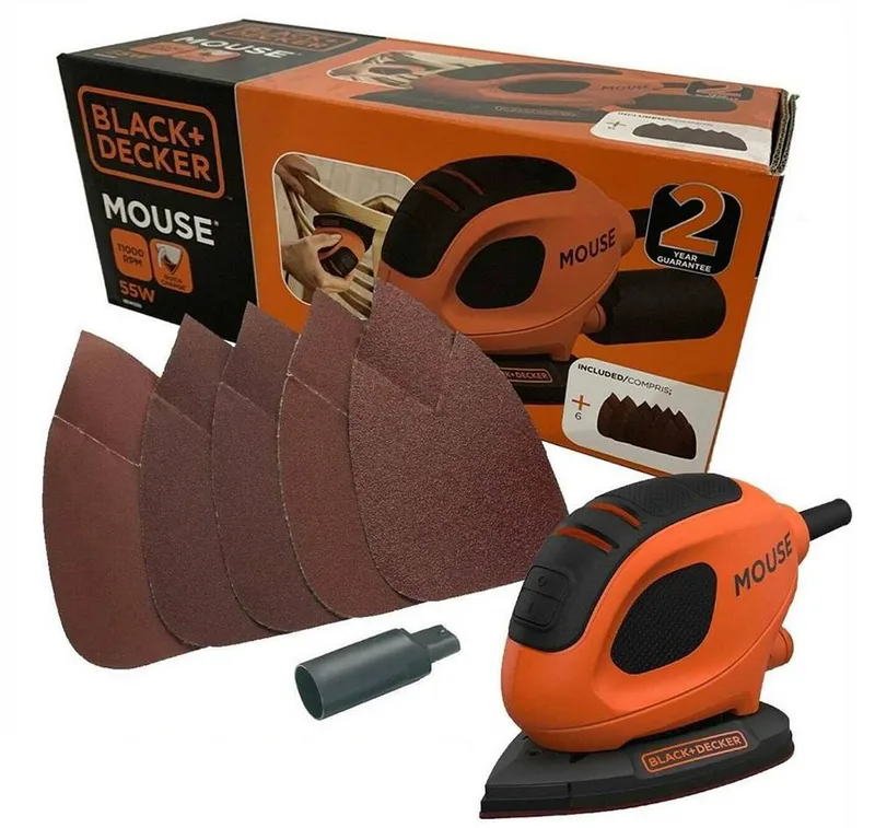 ΠΑΛΜΙΚΟ ΗΛΕΚΤΡΙΚΟ ΤΡΙΒΕΙΟ BLACK N DECKER 55 WATT MOUSE BEW230