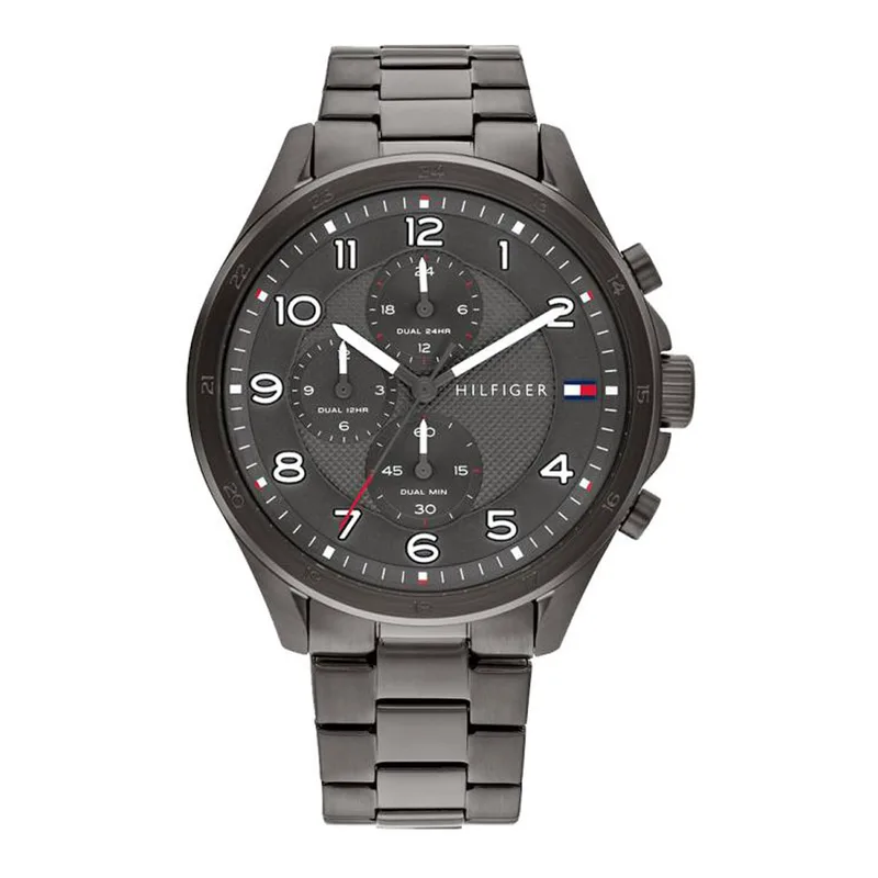 TOMMY HILFIGER Axel Black Stainless Steel Bracelet 1792008