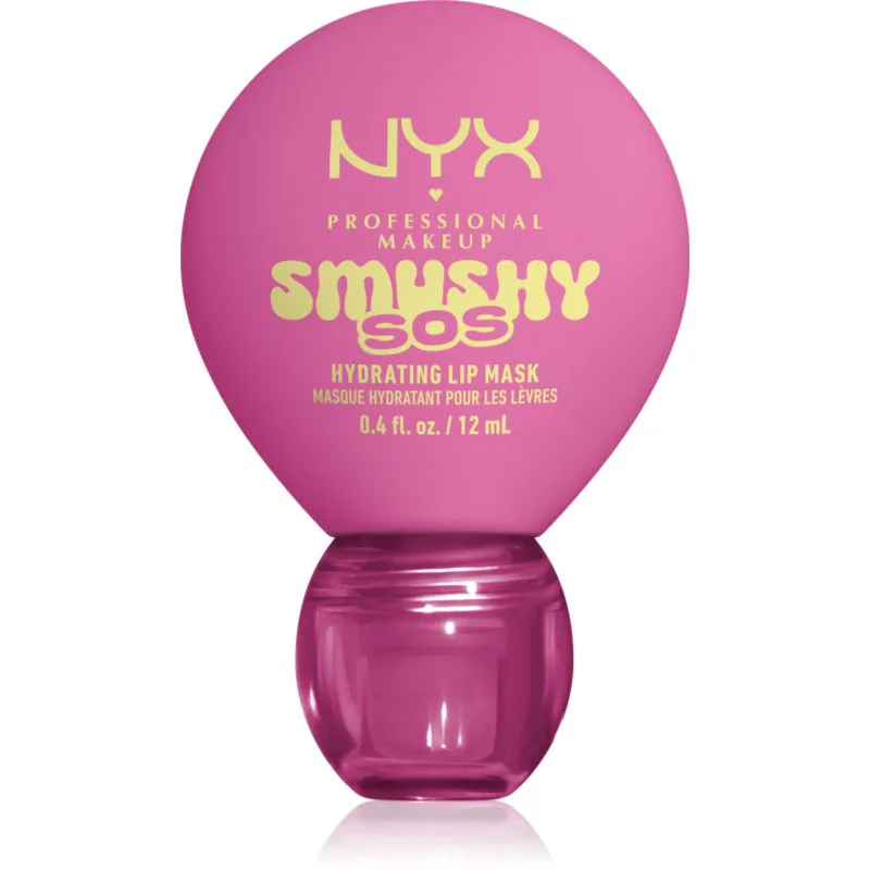NYX Professional Makeup Smushy SOS ενυδατική μάσκα χειλιών απόχρωση 05 Lavender Soother 12 ml