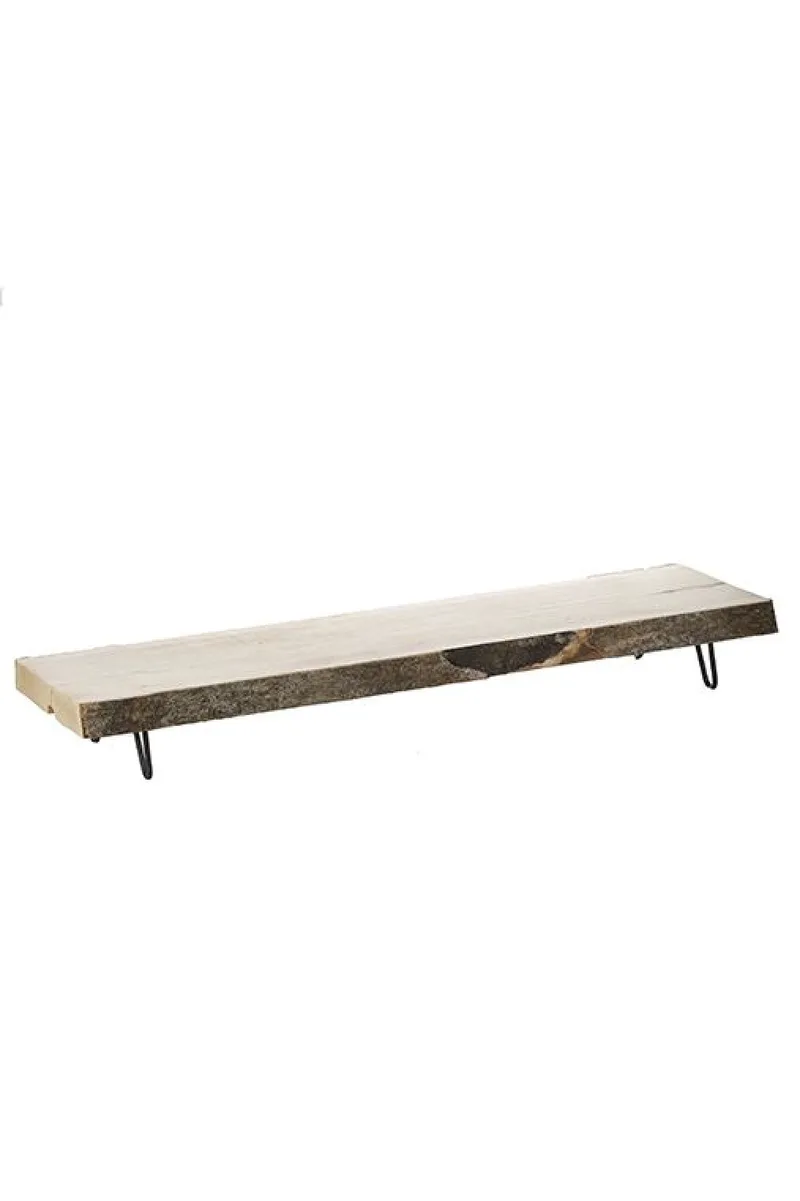Δισκος Σερβιρισματος Απο Ξυλο Παυλωνιας 70Cm 70x22x0cm Μονόχρωμο Kaeming