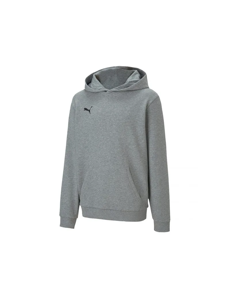 Puma Παιδικό Φούτερ με Κουκούλα και Τσέπες Γκρι 656711-33