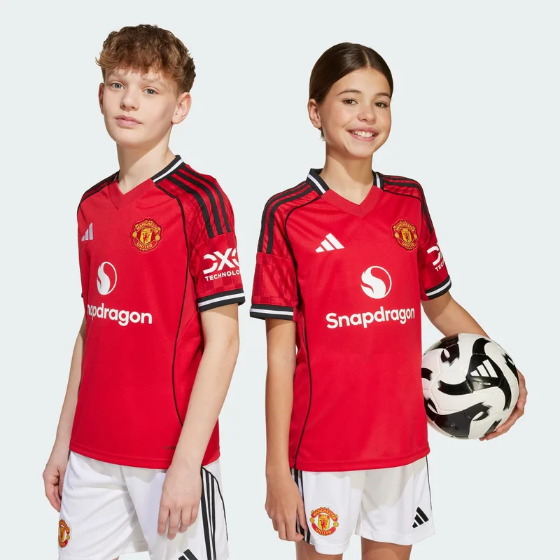 adidas Manchester United FC 2025/26 Home Παιδική Ποδοσφαιρική Φανέλα (9000237157_70686)