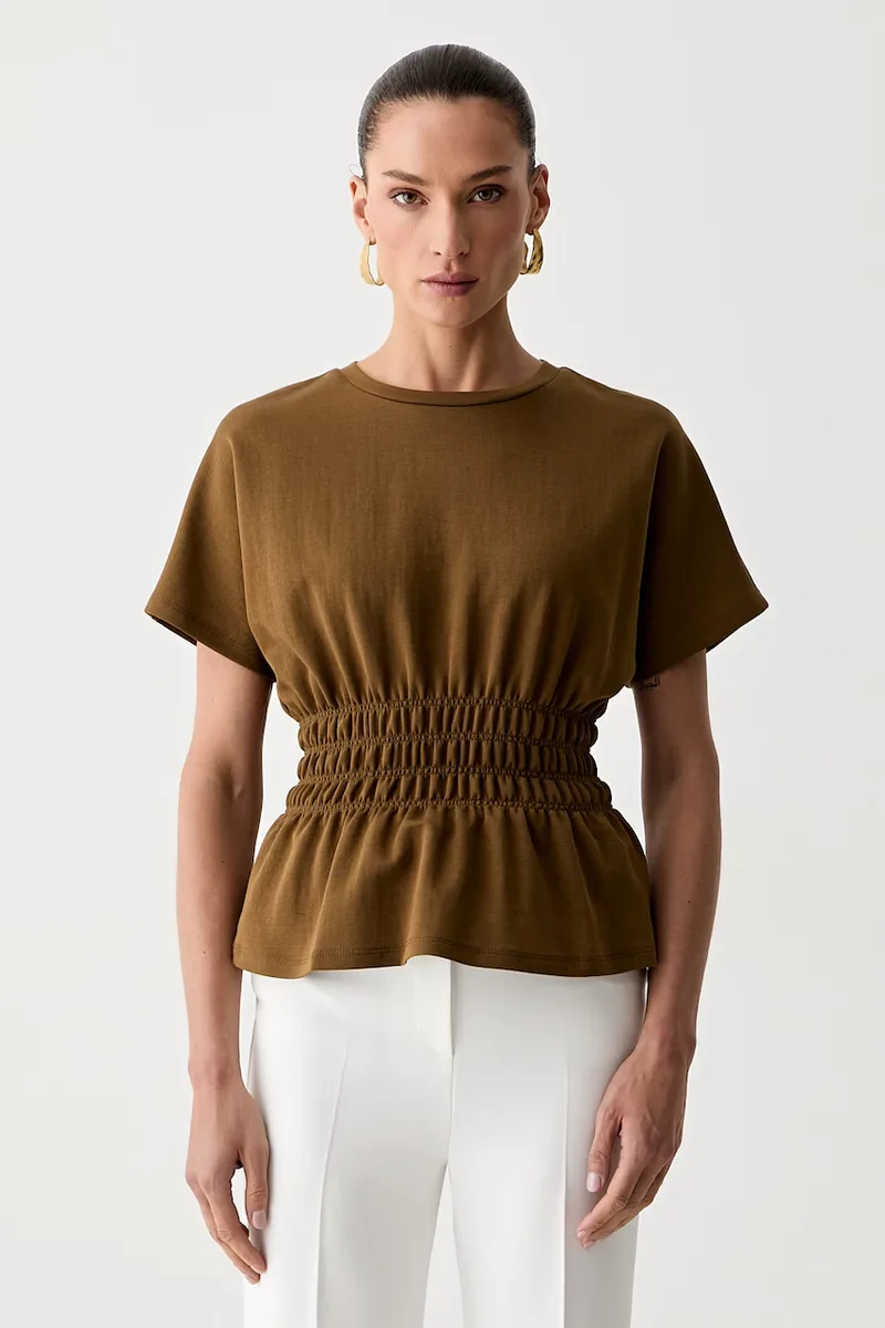 Morgan t-shirt γυναικείο με βαμβάκι DMADE