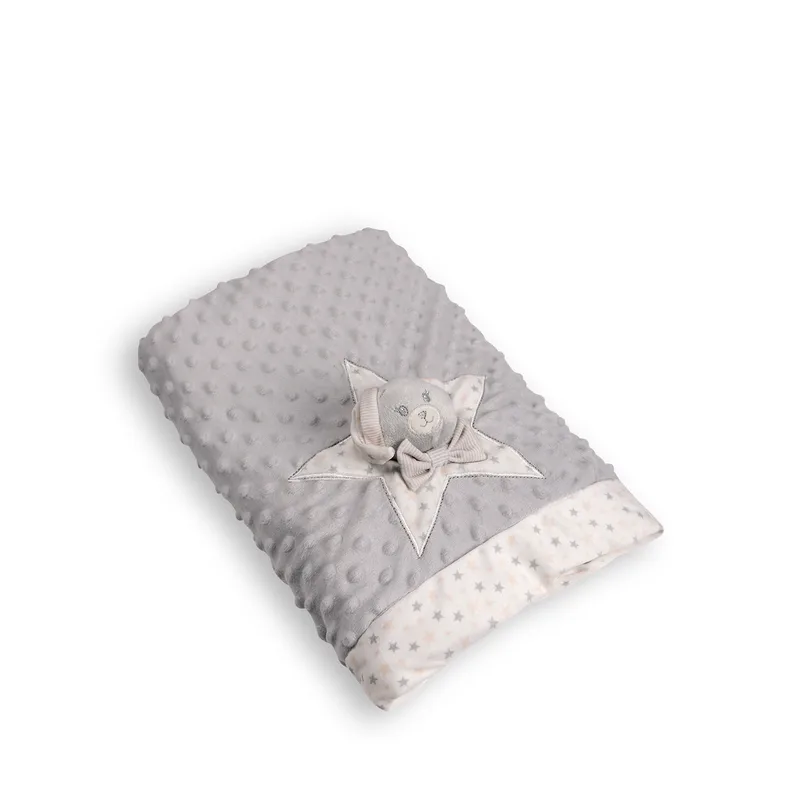Κουβέρτα Fleece Κούνιας (100x140) Silk Fashion FSJ161001J Grey