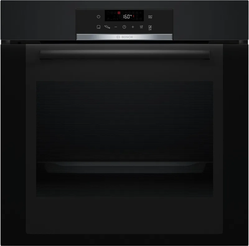 Bosch HBA372EB3 Φούρνος άνω Πάγκου 71lt, χωρίς Εστίες Π59.4εκ, με Πυρόλυση, Α+, Μαύρος HBA372EB3