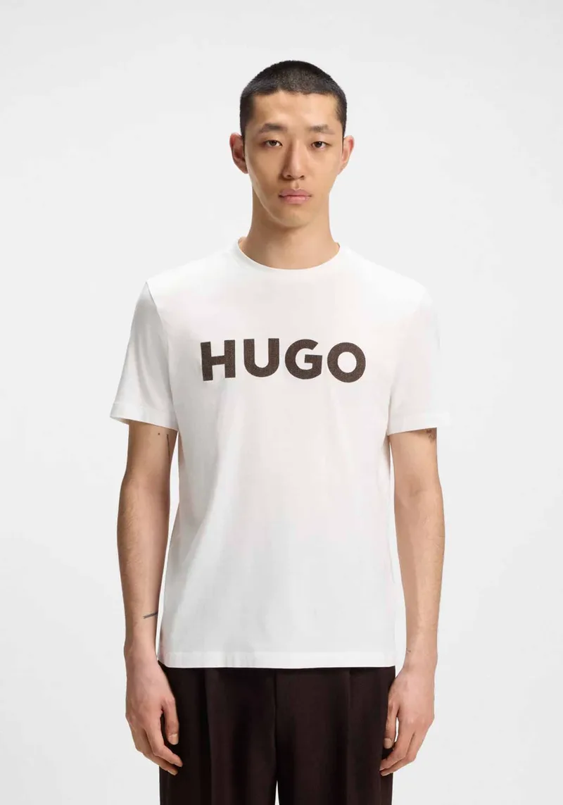 HUGO Κοντομάνικη T-shirt της σειράς Dulivio - 50542737 102 Natural