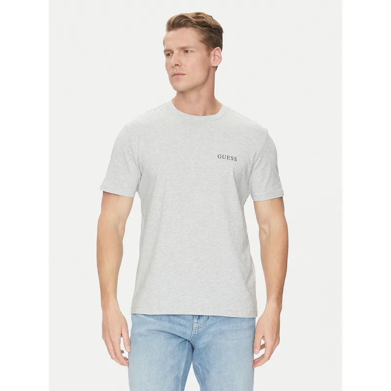 Guess T-Shirt U4BM03 KCAM1 Γκρι Regular Fit