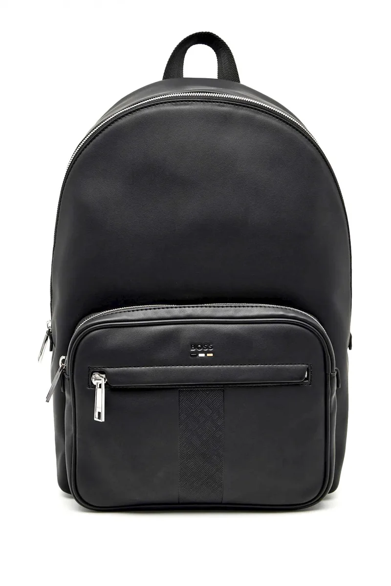 BOSS ΤΣΑΝΤΑ BACKPACK RAY MS BACKPACK ΜΑΥΡΟ