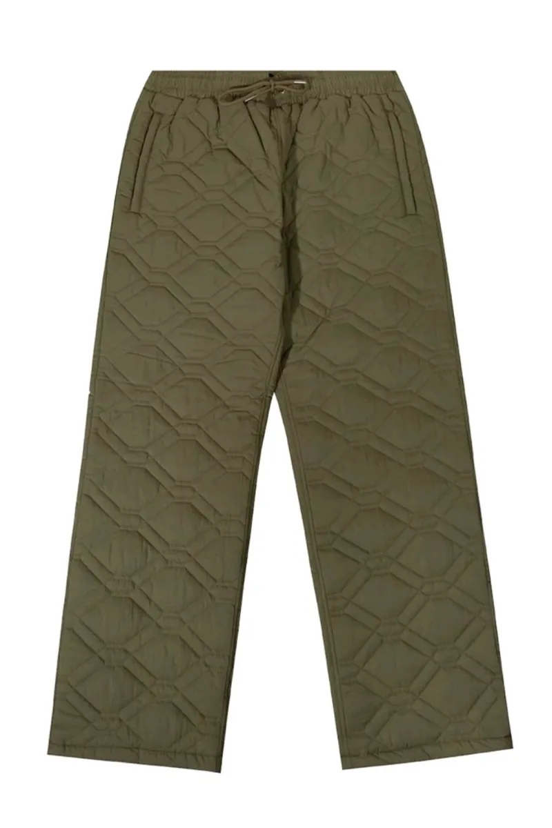THE HUNDREDS Φόρμες Link Nylon Sweatpants - KHAKI-T24W104012-KHAKI
