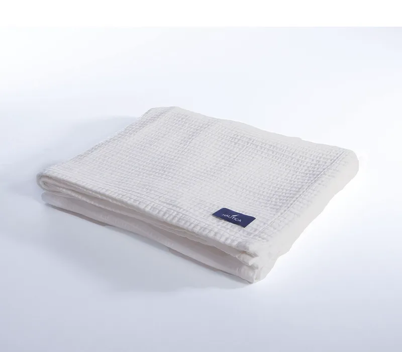 Κουβέρτα Πικέ Υπέρδιπλη Nef-Nef Nau Navy White 230x240