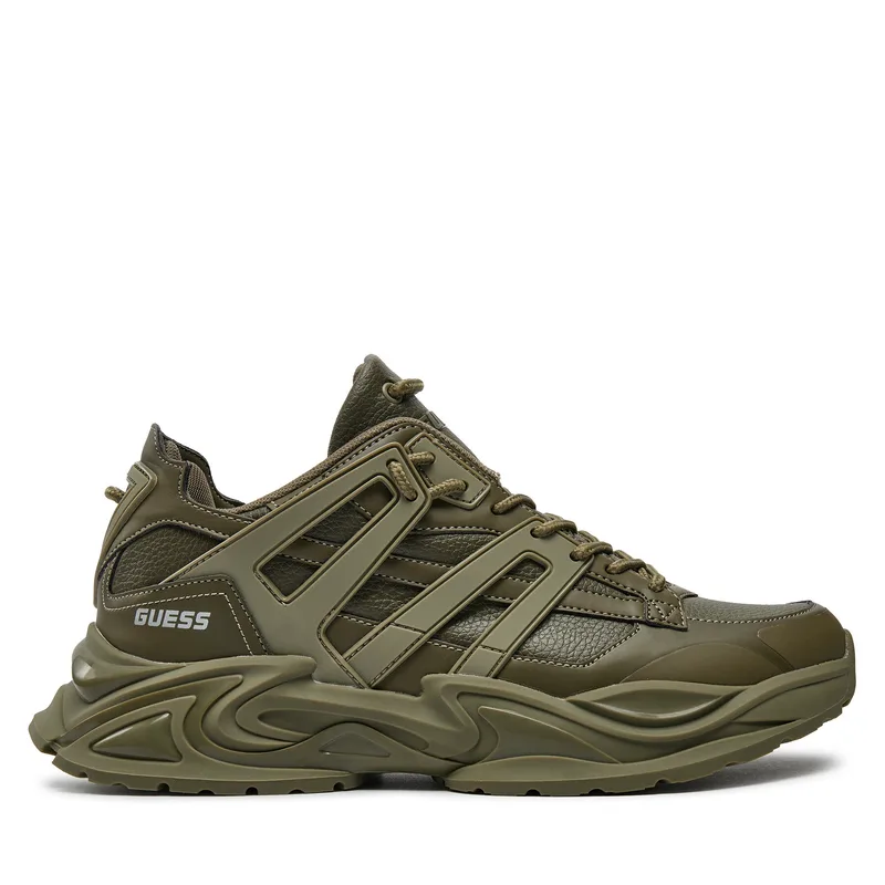 Αθλητικά Guess Belluno Low FMTBEL ELE12 Χακί