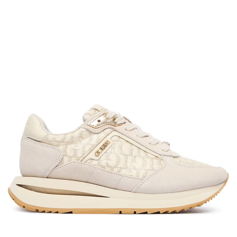 Αθλητικά Guess FLTEG5 LEA12 Κρεμ