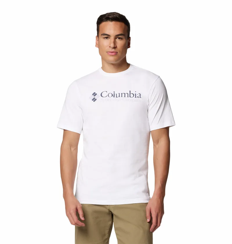 Ανδρική Μπλούζα CSC Basic Logo™ Short Sleeve Tee 1680053-115 Λευκό