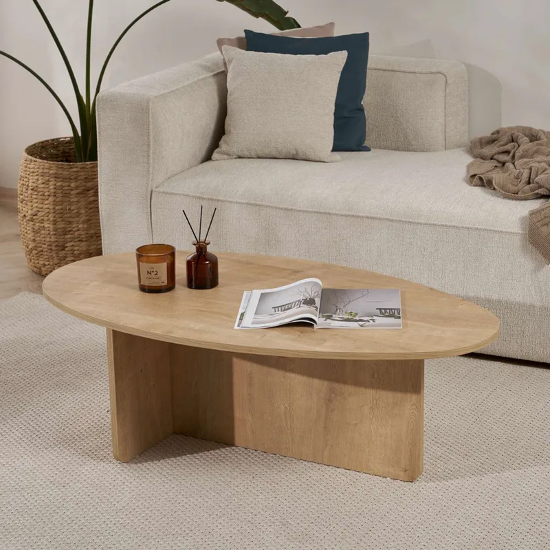 Τραπεζάκι Σαλονιού Orba - Oak 838Nrd1103 120x40x65 cm