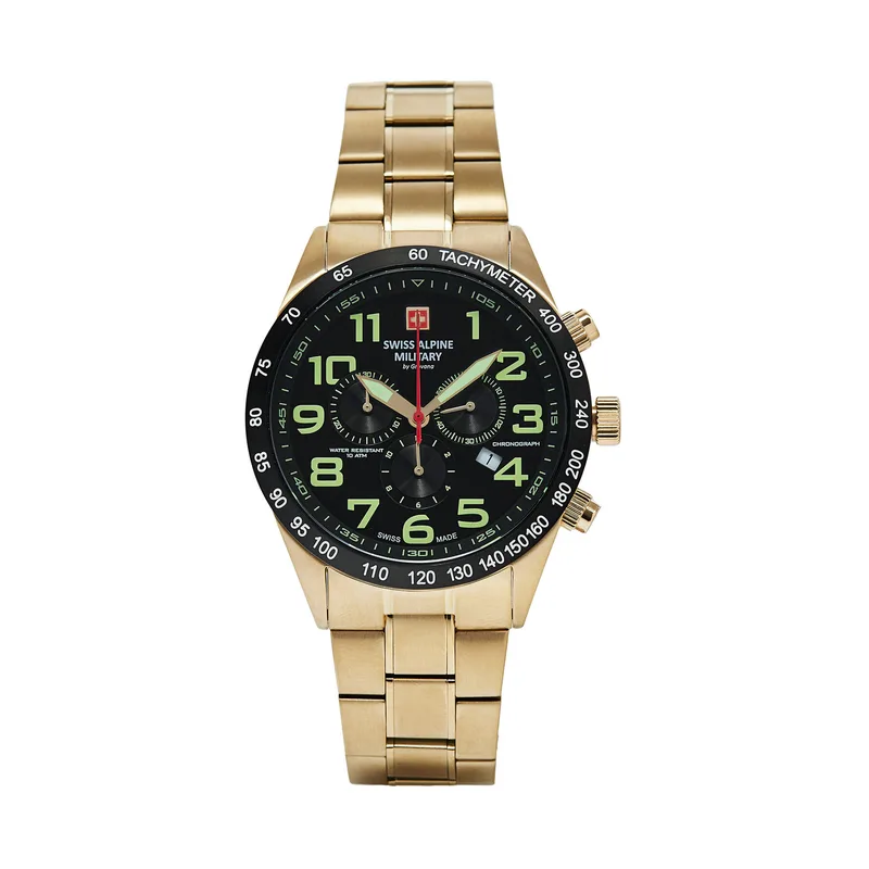 Ρολόι Swiss Alpine Military 7047.9117 Χρυσό
