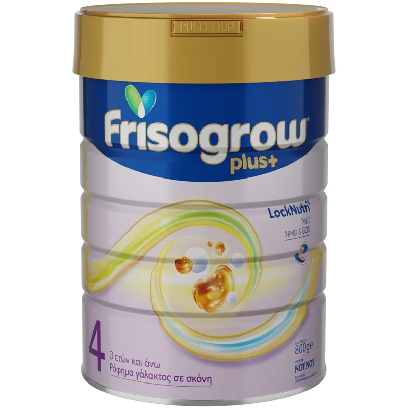 Frisogrow Plus+ 4 MLC, GOS & HiMO 3 Years+ Ρόφημα Γάλακτος σε Σκόνη για Παιδιά από 3 Ετών & Άνω με Ολιγοσακχαρίτες & Σύμπλεγμα Λιπιδίων 800g