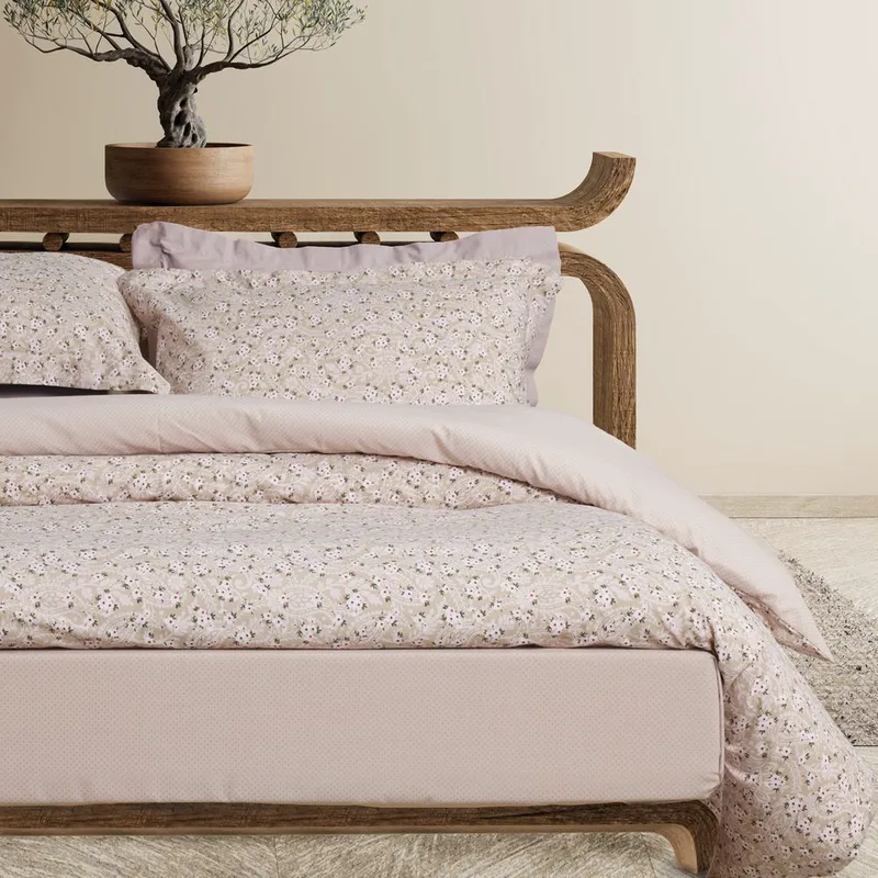 ΣΕΝΤΟΝΙΑ ΥΠΕΡΔΙΠΛΑ DAS HOME CASUAL 5434 TAUPE ΣΕΤ 4ΤΜΧ (240X260CM)