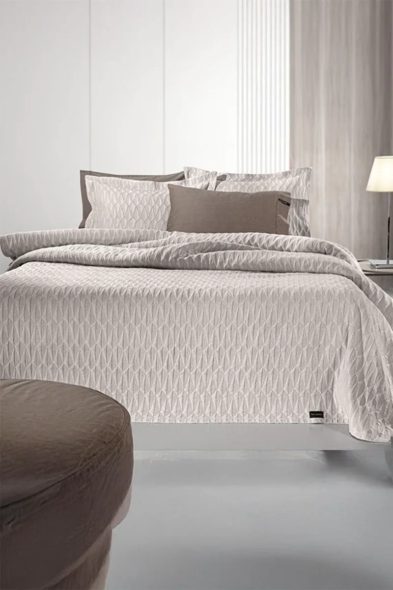 Καλυμμα Κρεβατιου Υπερδιπλο Medici Linen Guy Laroche 260x245x0cm Μονόχρωμο