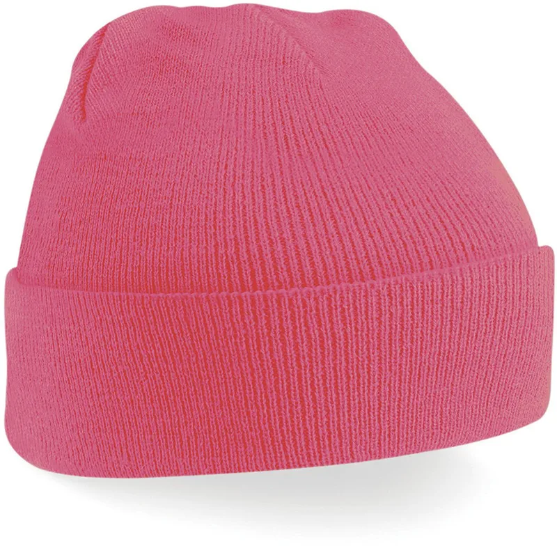 Σκούφος B45 Beechfield Cuffed Beanie Fluorescent Ροζ