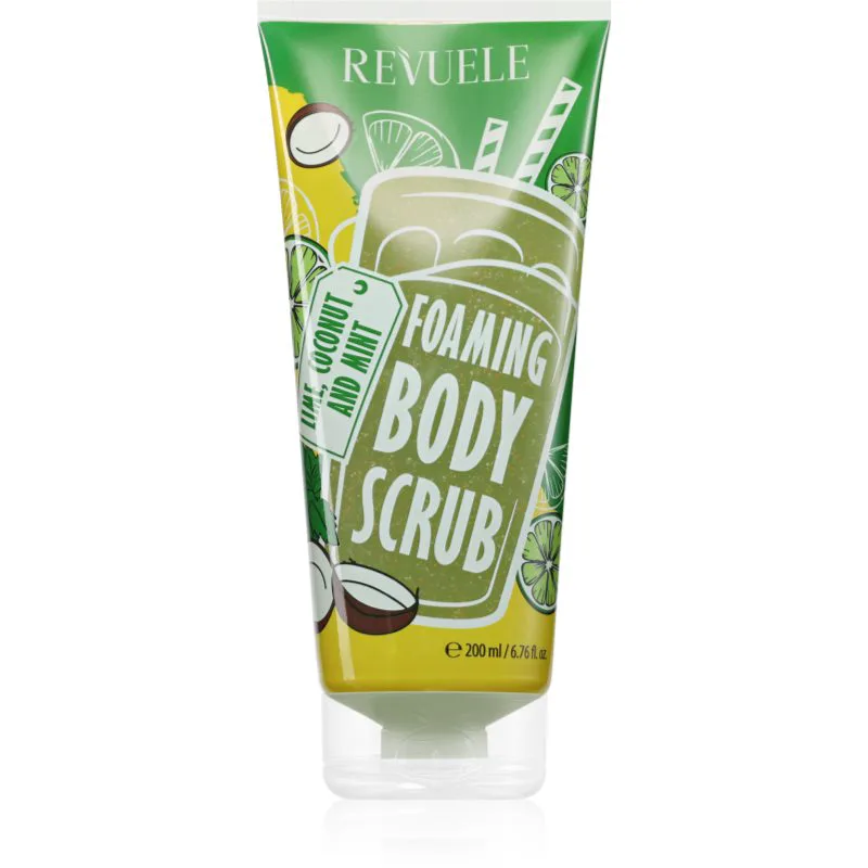 Revuele Foaming Body Scrub Lime, Coconut and Mint Scrub σώματος 200 ml