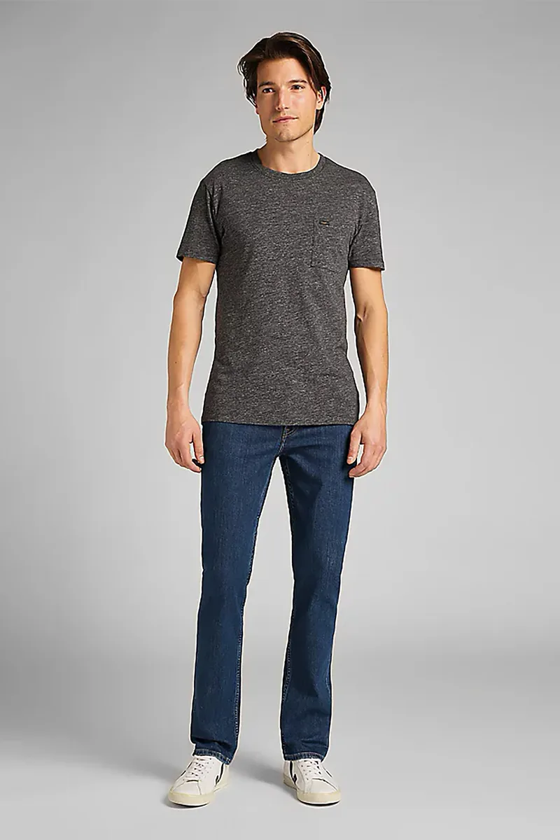 Lee ανδρικό τζιν παντελόνι πεντάτσεπο "Brooklyn" - L452PX46 Denim Blue Σκούρο