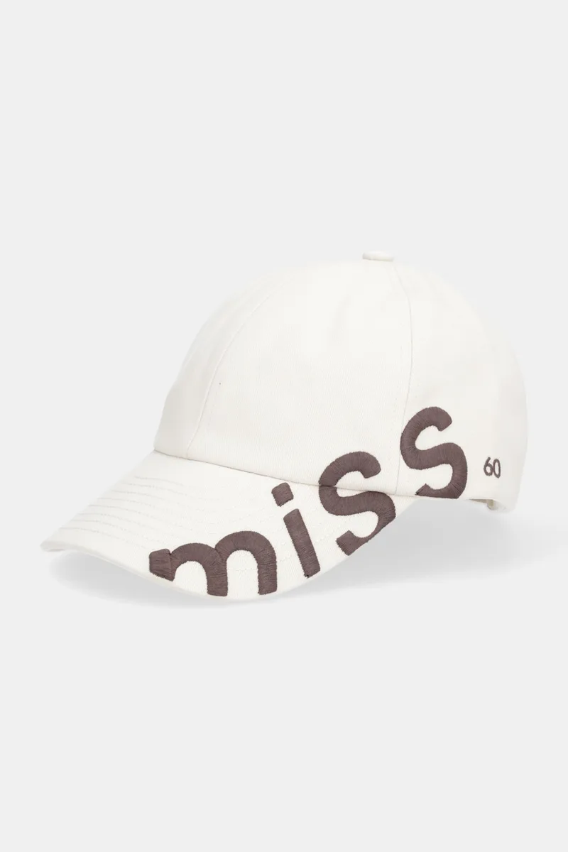 Βαμβακερό καπέλο του μπέιζμπολ Miss Sixty