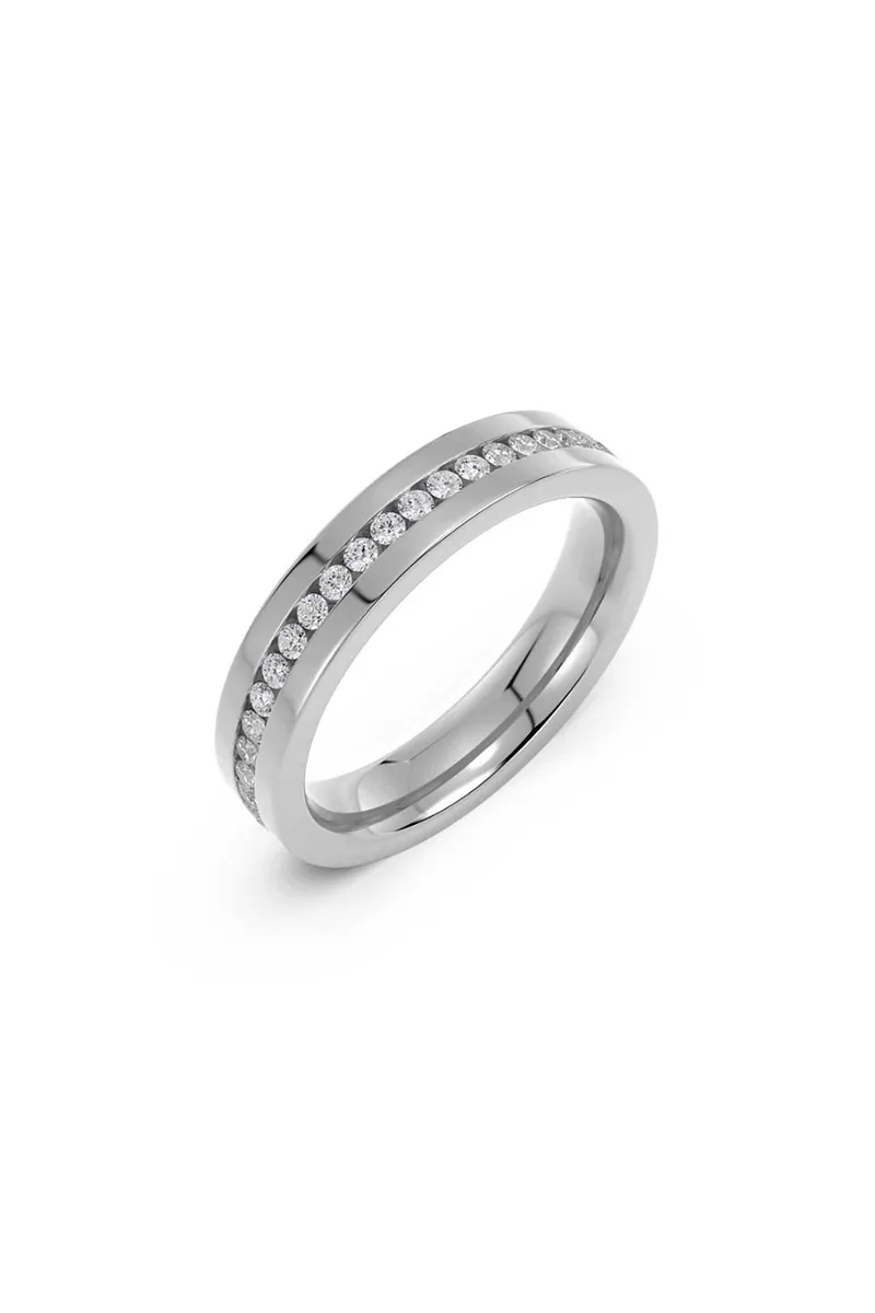 EDBLAD γυναικείο δαχτυλίδι "Josefin Steel" (S) - 127436-S
