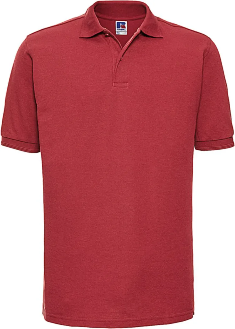 Hard Wearing Polo Shirt Russell R-599M-0 Bright Red