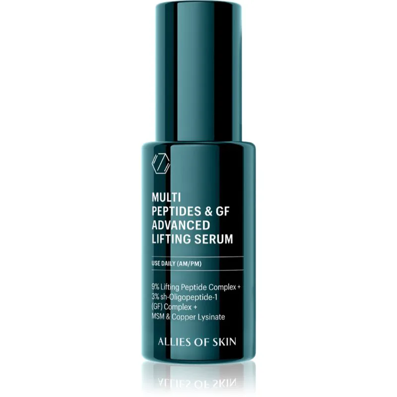 Allies of Skin Multi Peptides & GF Advanced Lifting Serum ανορθωτικός ορός προσώπου 30 ml