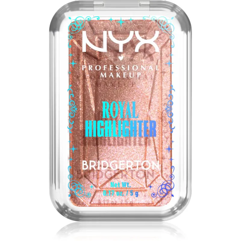 NYX Professional Makeup Bridgerton Royal Highlighter λαμπρυντικό απόχρωση 01 Iridescent Peach 5 γρ