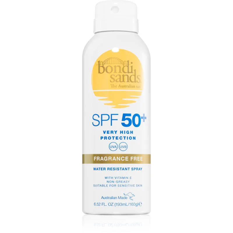 Bondi Sands SPF 50+ Fragrance Free αντηλιακό προστατευτικό σπρέι SPF 50+ 160 γρ