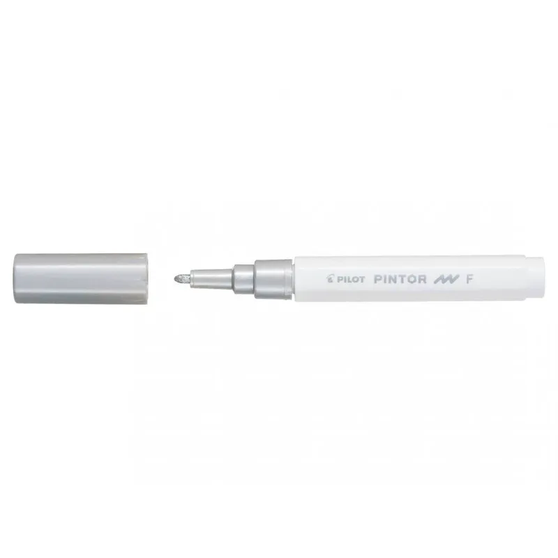 Μαρκαδόρος Pilot Paint Pintor Fine Silver SW-PT-FS