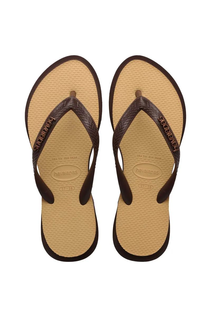 Havaianas γυναικείες σαγιονάρες "Top Point Fusion" - 4150172 Καφέ Σκούρο