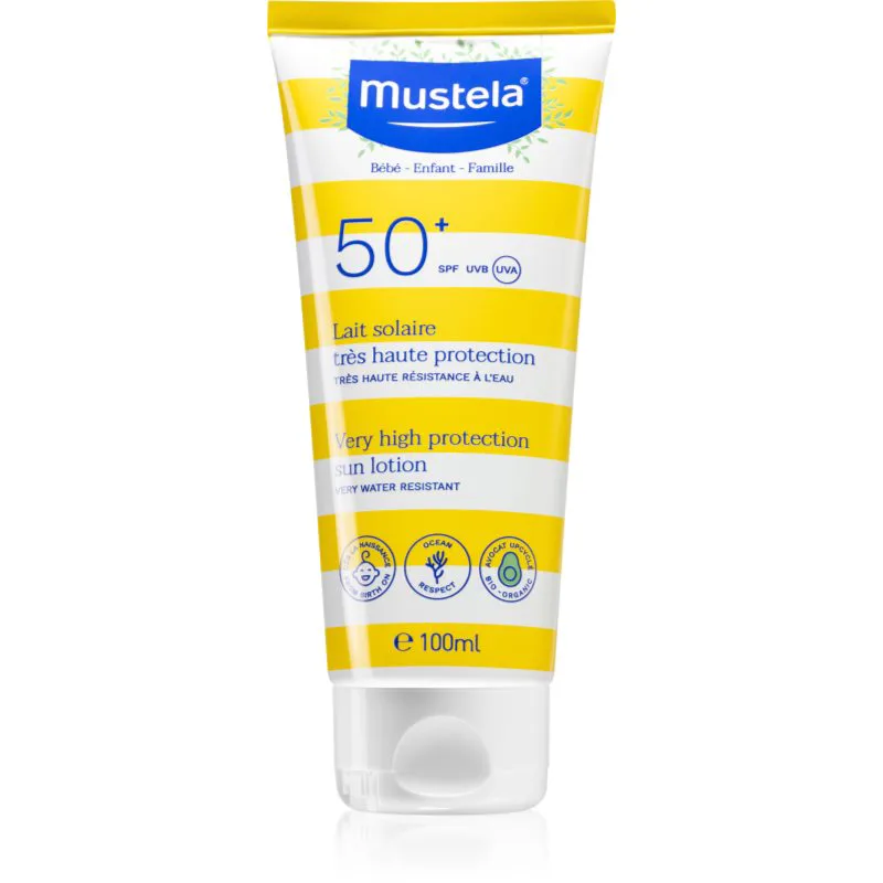Mustela Family SPF 50+ παιδική αντηλιακή κρέμα SPF 50+ 100 ml