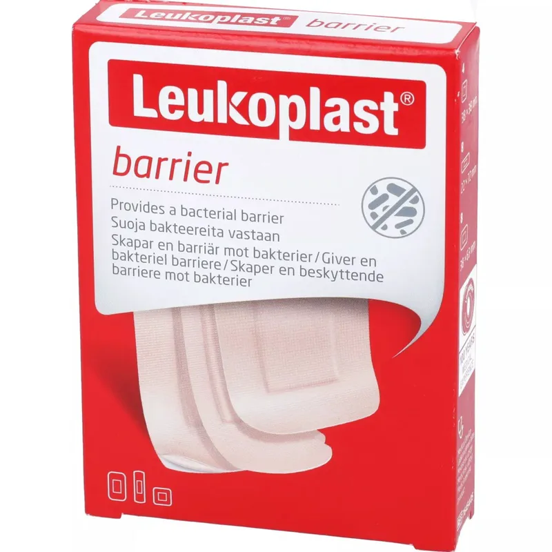 Leukoplast Barrier Waterproof Wound Pad Αδιάβροχα Αυτοκόλλητα Επιθέματα με Κόλλα Φιλική προς το Δέρμα σε 3 Διαφορετικά Μεγέθη 20 Τεμάχια