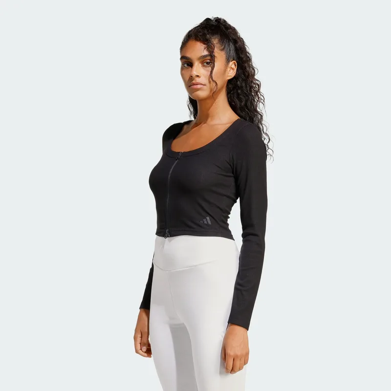 adidas Sportswear W Seasonal Essentials Rib Cardigan (9000263471_1469)