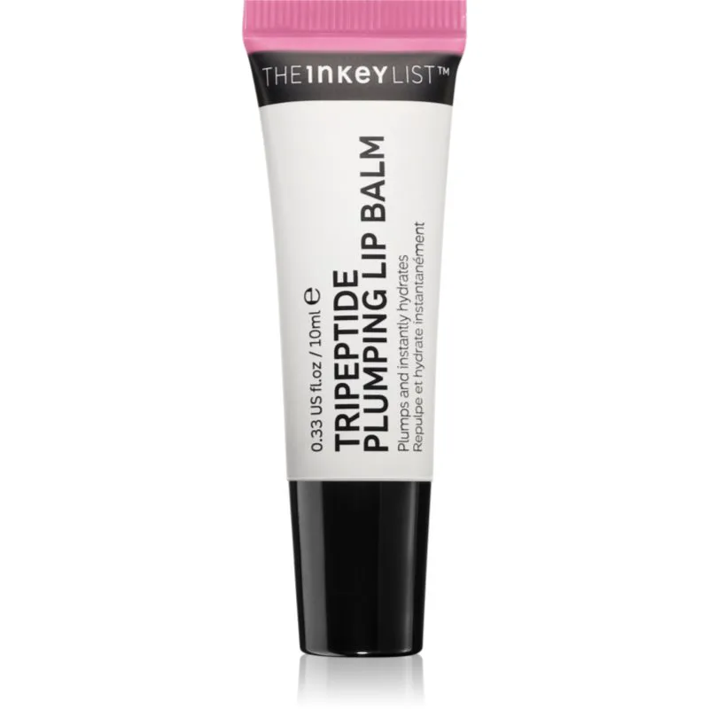 The Inkey List Tripeptide Plumping Lip Balm Βάλσαμο για χείλη για αύξηση του αποτελέσματος απόχρωση Ροζ 10 ml