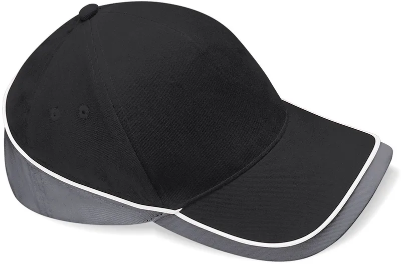 Καπέλο Teamwear B171 Beechfield Black/Graphite Grey/White