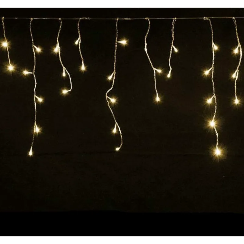 Χριστουγεννιάτικα λαμπάκια Βροχή 100 LED 3 m Επεκτάσιμα - Λευκό Θερμό