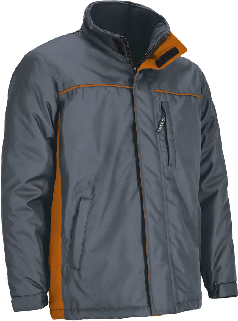 Μπουφάν Parka THUNDER Valento PKVATHUGN Cement Grey-Party Πορτοκαλί