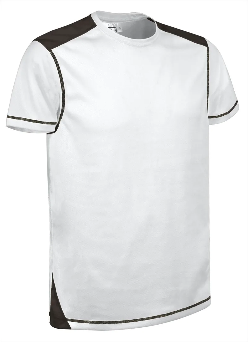 Τεχνικό T-Shirt BRICKPLUS Valento CAVABRIBN White-Black