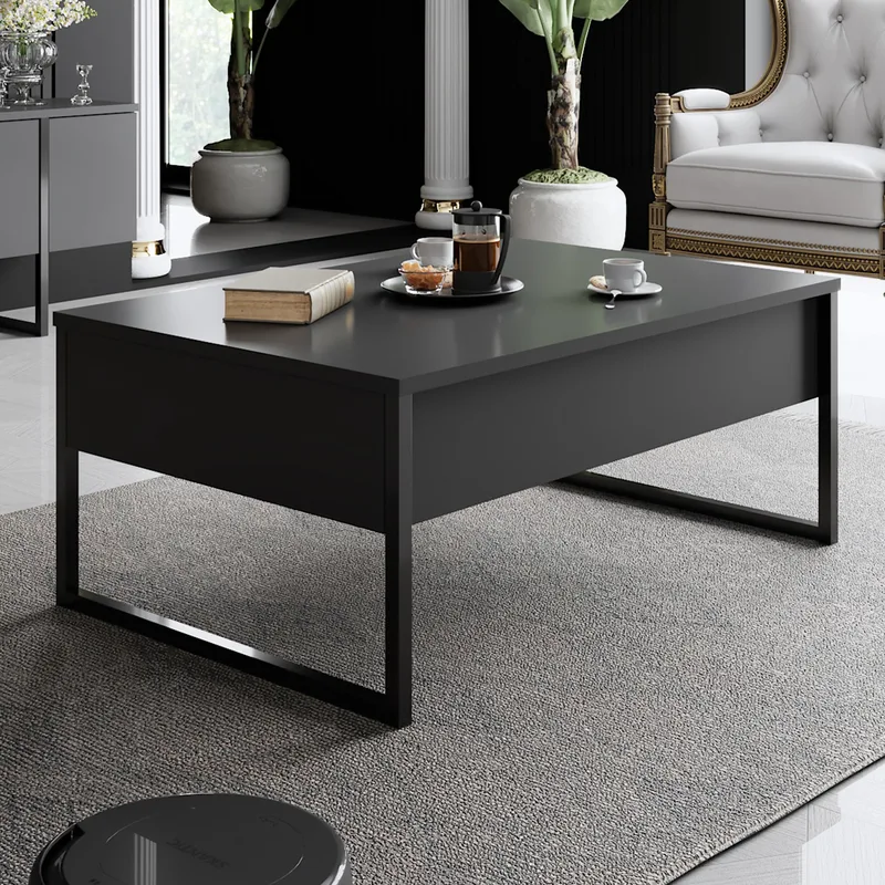 Τραπέζι Σαλονιού Luxe - Anthracite, Black 618Bly1124 (90x40x60)