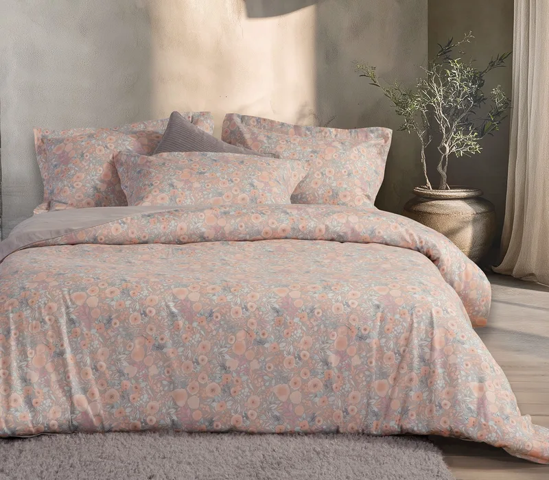 Σετ Σεντόνια Υπέρδιπλα 4 Τεμαχίων Nef-Nef Alystran Grey 240x270