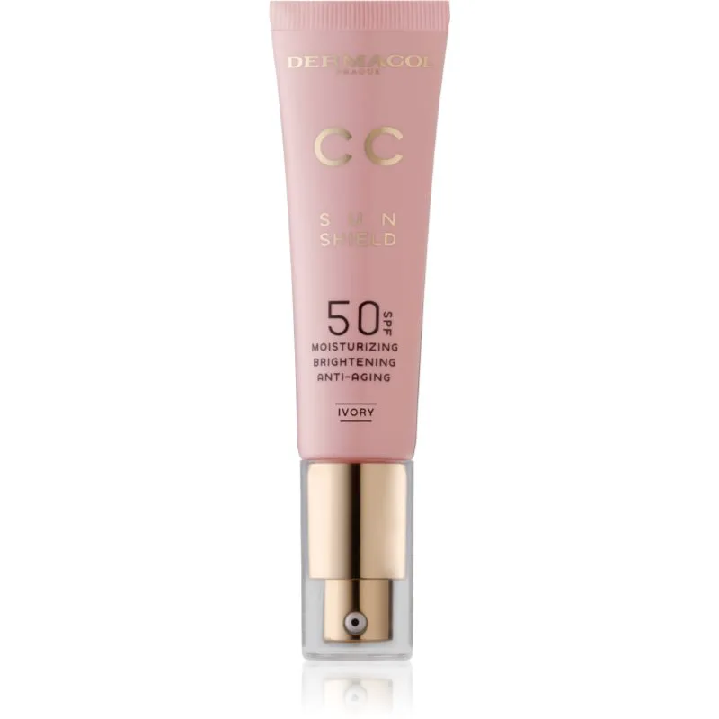 Dermacol Sun Shield CC κρέμα SPF 50 απόχρωση Ivory 30 ml