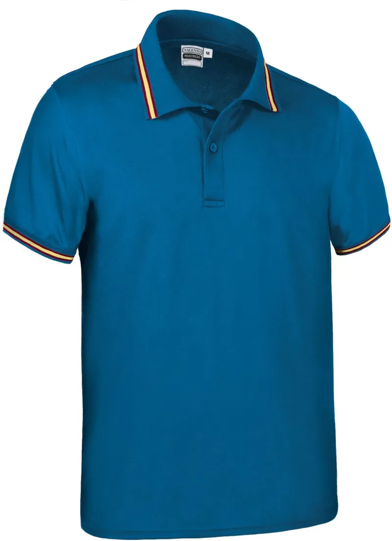 Κοντομάνικο Polo Shirt MAASTRICHT Valento POVAMAARE Royal Blue-Spanish Flag