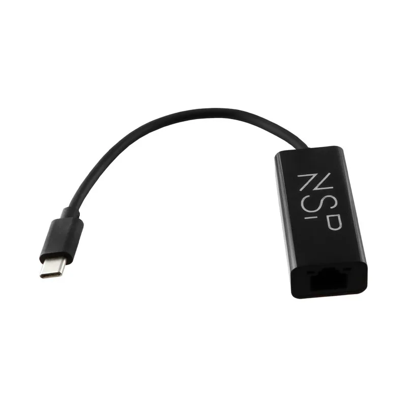 Αντάπτορας USB Type-C 3.1 Αρσενικό Σε RJ45 Gigabit Ethernet Θηλυκό 1000Mbps NSP N08