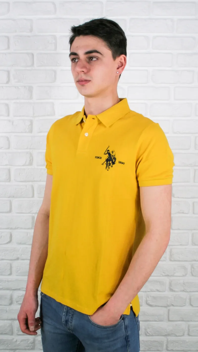U.S. Polo Assn. Ανδρική Μπλούζα Polo 'Kory' 65084-41029-110 Κίτρινο