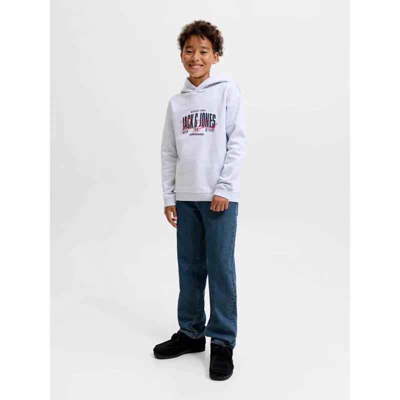 Τζιν παντελόνι αγόρι Jack & Jones Junior relaxed fit-Blue Denim